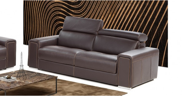 Canap&eacute; Contemporain Cuir COMO
