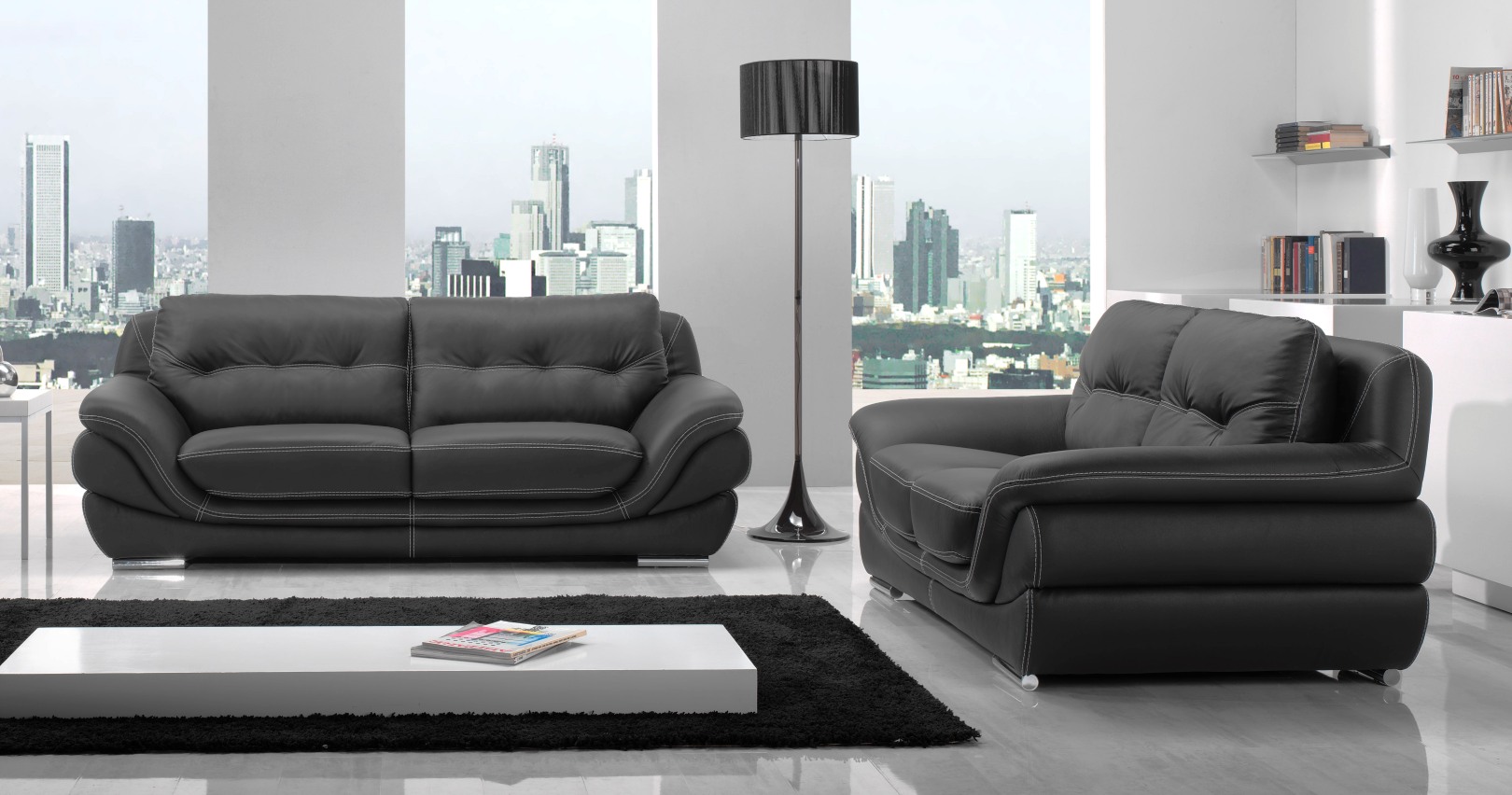 Mexico salon 3 2 cuir personnalisable sur univers du cuir