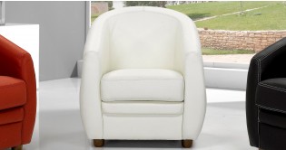 ASTI Fauteuil Cabriolet 100% Cuir