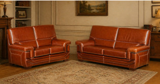 JANEIRO 3+2 100% Cuir Vachette ou Buffle