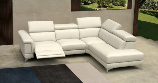 JUPITER Angle 100% Cuir Vachette Premium ou Excellium avec Relax électrique ou Fixe