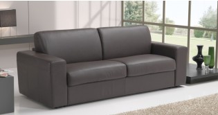 MANGALORE convertible express système Fast'Bed 100% cuir Vachette Premium ou Excellium