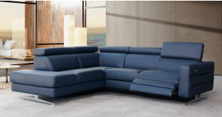 PLUTON Angle 100% Cuir avec Relaxation électrique ou Fixe
