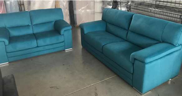 ALIDA Canapé Tissu Microfibre plusieurs coloris