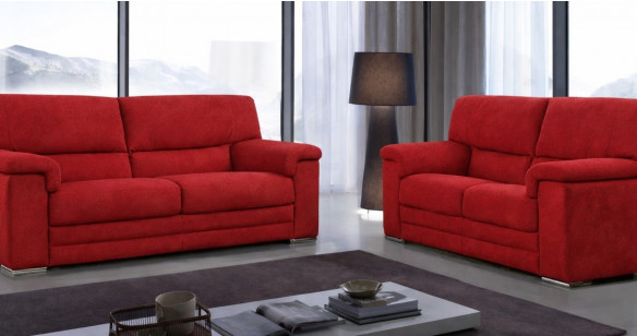 Tissu BRONX Bordeaux