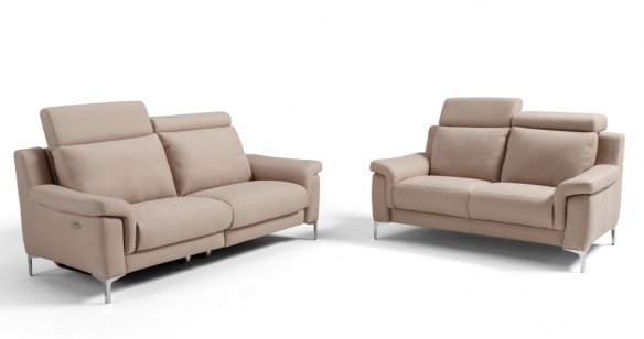 AMINA Canap 100% Cuir Relaxation Electrique