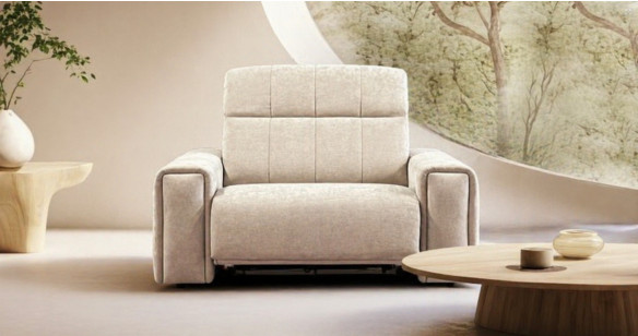 ANNALISA CONVERTIBLE + REPOSES PIEDS ELECTRIQUE MICRONABUCK ou 100% cuir