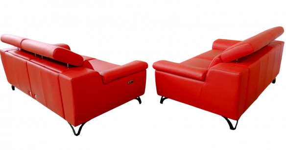 ARIEL 100% Cuir Relaxation avec ttires Electrique ou canap Fixe