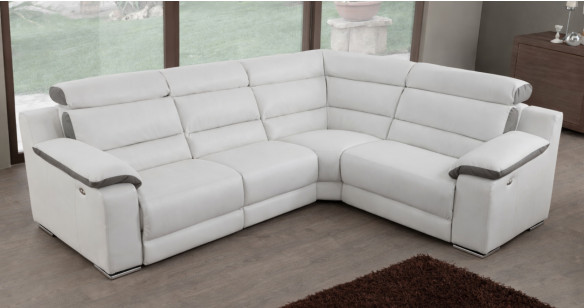ARIZONA Angle 100% Cuir Relaxation avec t�ti�res Electrique (en option) ou Fixe