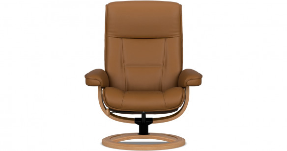 BERGEN fauteuil + pouf pi�tement ring tissu ou cuir 