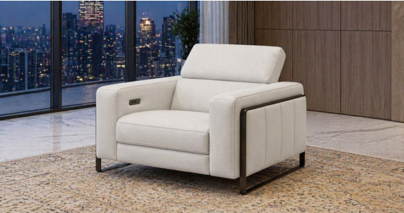 CESANO Angle terminal 100% Cuir Relaxation avec t�ti�res Electrique (en option) ou Fixe