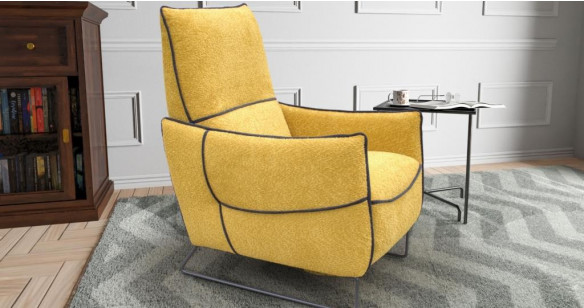 CHANEL Fauteuil Tissu Relaxation ou Fixe, Pivotant ou Fixe
