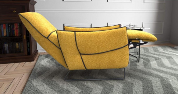 CHANEL Fauteuil Tissu Relaxation ou Fixe, Pivotant ou Fixe