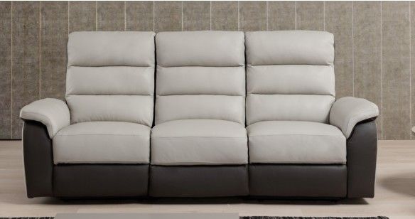 CHERYNE CANAP 3 PLACES 2 RELAX 100% CUIR PREMIUM - EN STOCK -