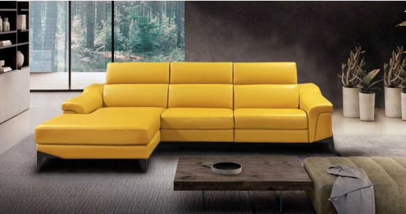 COUNTRY Angle mridienne 100% Cuir ou tissu, Relaxation avec ttires Electrique (en option) ou Fixe