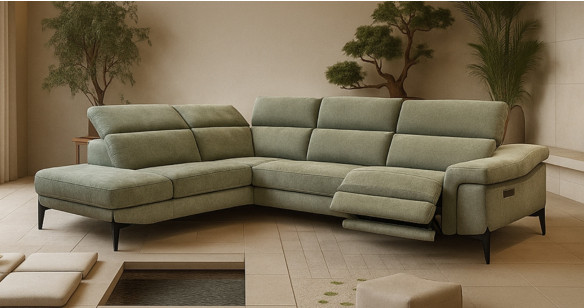 COUNTRY Angle terminal tissu Relaxation avec ttires Electrique (en option) ou Fixe