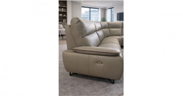 CREATION Canap� d'Angle Relaxation �lectrique (en option) ou fixe 100% Cuir ou tissu