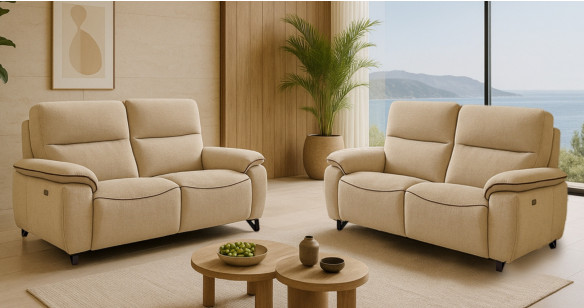CREATION Canap� Relaxation �lectrique ou fixe en tissu ou 100% Cuir