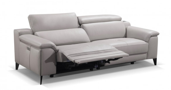 DARIO 100% Cuir Relaxation lectrique ou Fixe