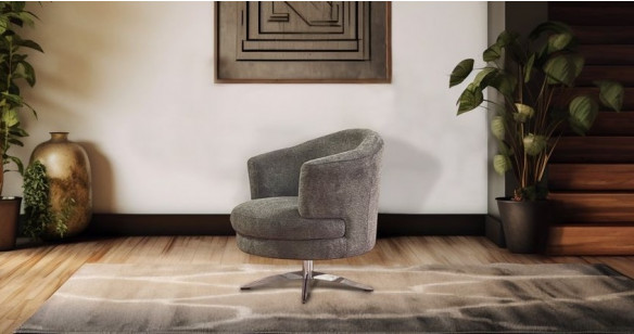 EMY fauteuil pivotant micronabuck ou 100% Cuir 