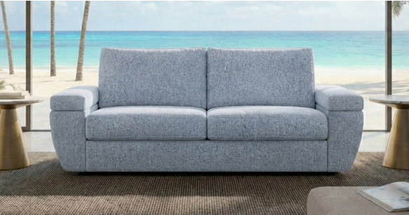 Tissu CREMONA Bleu Ciel