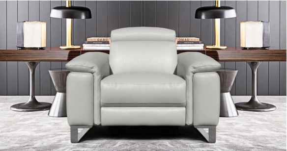 JOHANNA Canap 100% Cuir Vachette Premium ou Excellium Relaxation Electrique ou Fixe