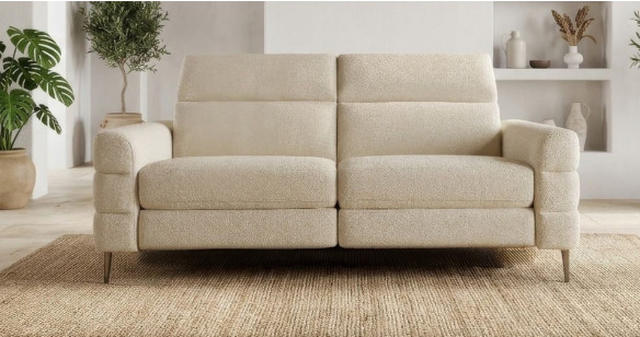 LUINEUX Tissu Relaxation avec t�ti�res Electrique (en option) ou canap� Fixe