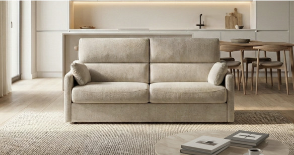 MAXIMUS convertible matelas 18cm tissu ou cuir  systme express FAST'BED