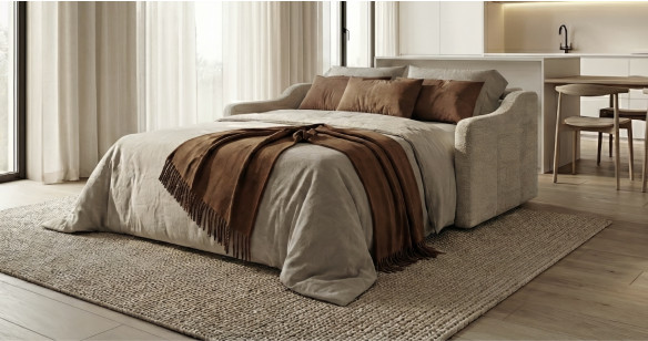 MAXIMUS convertible matelas 18cm tissu ou cuir  systme express FAST'BED