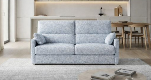 Tissu CREMONA Bleu ciel