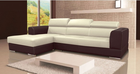 MENTON 100% cuir Buffle ou Vachette, Unicolore ou Bicolore