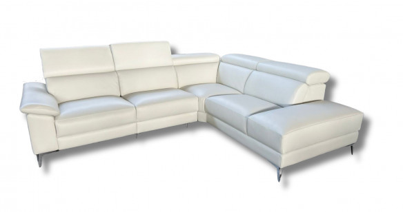 NELSON Angle terminal 100% Cuir Relaxation avec ttires Electrique (en option) ou Fixe