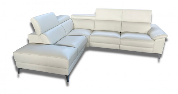 NELSON Angle terminal 100% Cuir Relaxation avec ttires Electrique (en option) ou Fixe