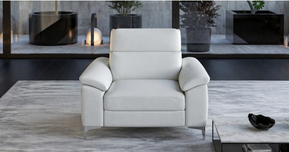 NELSON Angle terminal 100% Cuir Relaxation avec t�ti�res Electrique (en option) ou Fixe