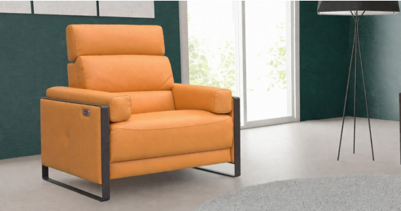 NICOLO Canap� Relaxation ou Fixe 100% cuir Vachette Premium ou Excellium