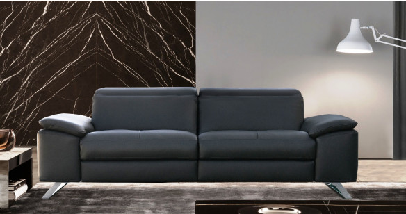 OLBIA 100% Cuir ou micronabuck Relaxation avec ttires Electrique (en option) ou canap Fixe