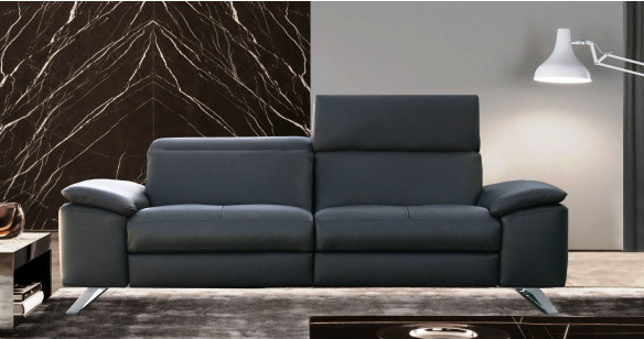 OLBIA 100% Cuir ou micronabuck Relaxation avec ttires Electrique (en option) ou canap Fixe