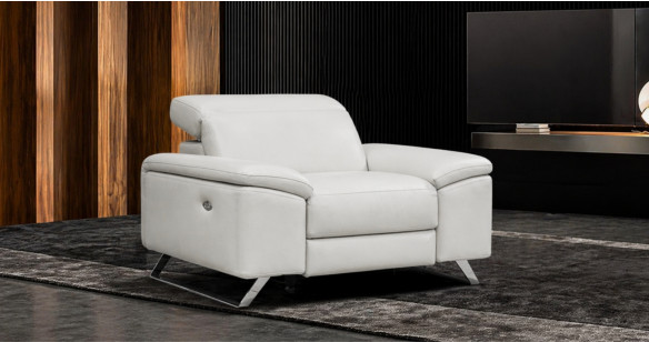 OLBIA Angle terminal 100% Cuir Relaxation avec t�ti�res Electrique (en option) ou Fixe