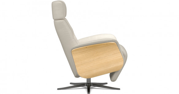 OSLO fauteuil repose-pieds int�gr� manuel tissu ou cuir