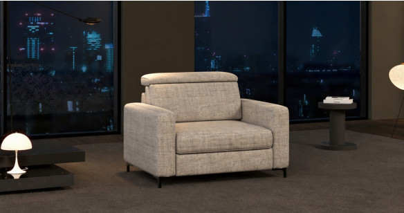 PANDA Angle convertible Rapido Tissu Micronabuck ou 100% Cuir