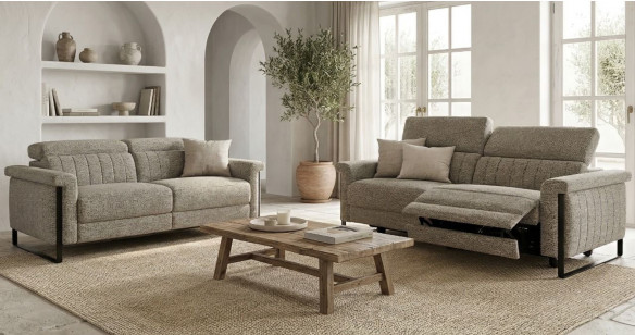 PAPILLON Tissu Relaxation avec t�ti�res Electrique (en option) ou canap� Fixe