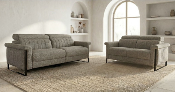 PAPILLON Tissu Relaxation avec t�ti�res Electrique (en option) ou canap� Fixe