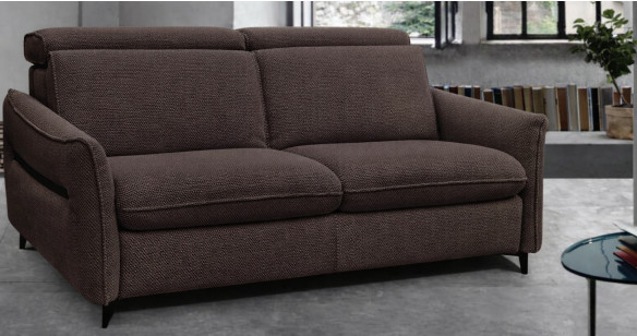 Tissu Vulcano Chocolat