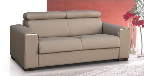 RIALTO convertible 100% Cuir système express FAST'BED