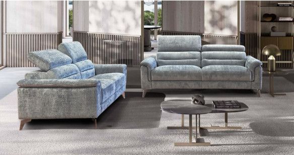 ROMANA Tissu Relaxation avec ttires Electrique (en option) ou canap Fixe