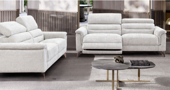 Tissu Cremona Blanc