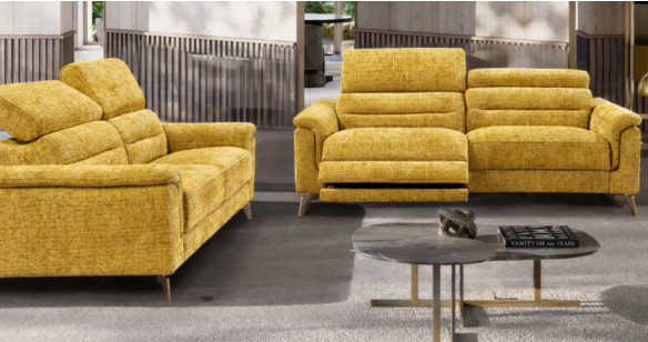 Tissu Cremona Jaune 