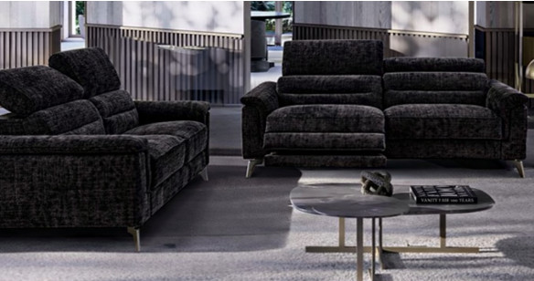 Tissu Cremona Noir