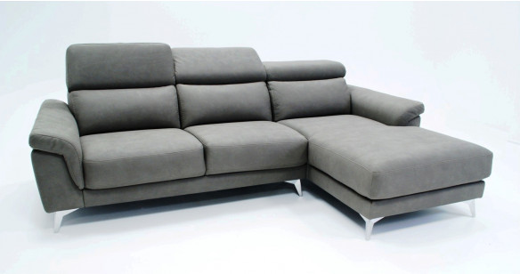 RONDA Angle Mridienne Fixe ou Relax Tissu Bicolore ou Unicolore