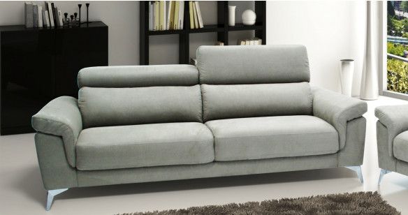 RONDA Angle Terminal Pouf Fixe ou Relax Cuir 100% Bicolore ou Unicolore